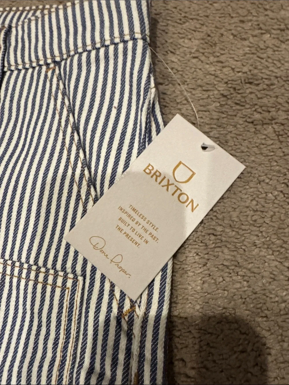Brixton blue white